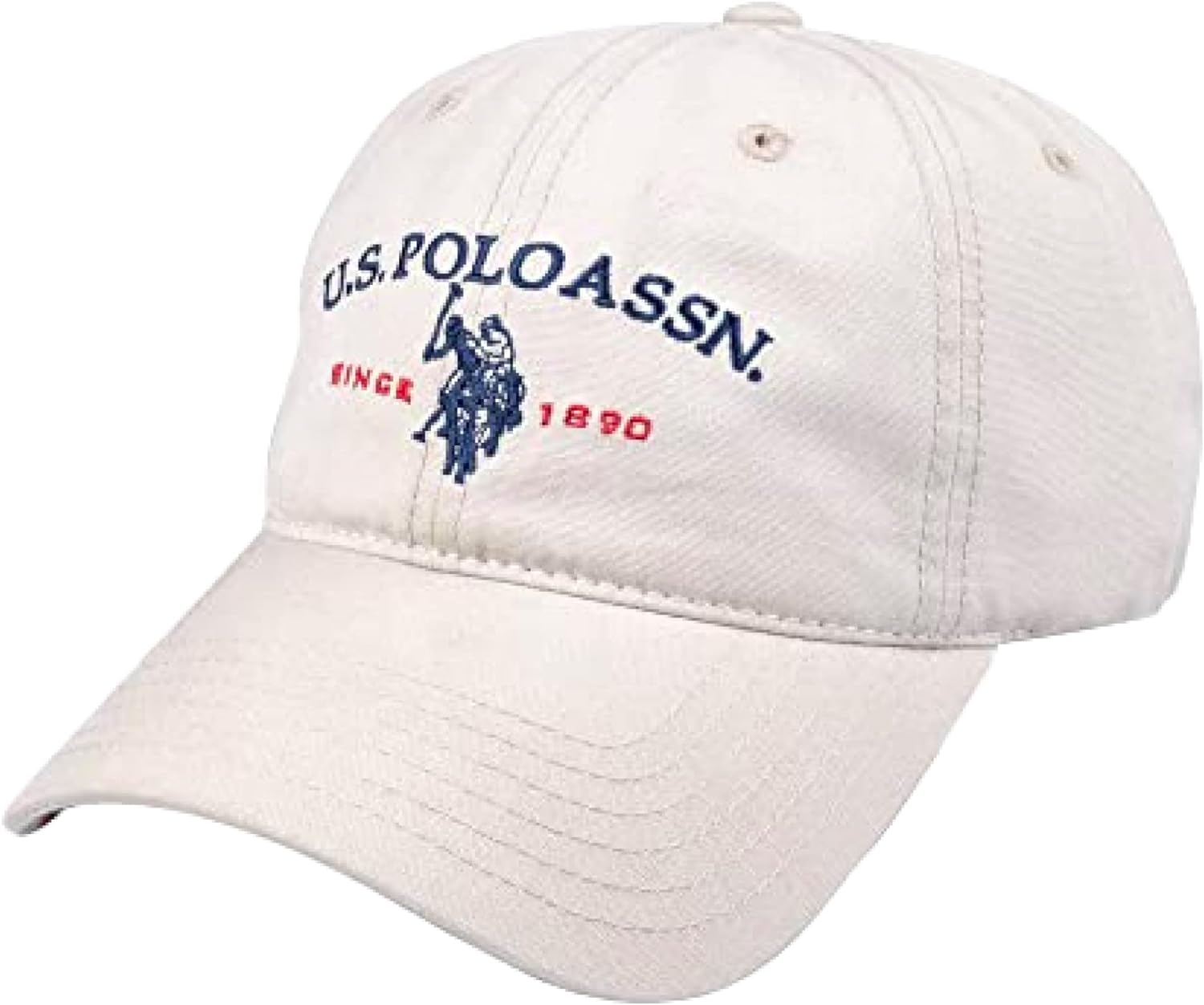 Gorra De Beisbol Regolabile Con Logo Bordado De Caballo Pony Desde 1890 Y Visera