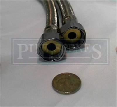 Winkel 3/8 Zoll QC X 1/4 Steck - Adapter Push-Fitting, Schnellverbinder