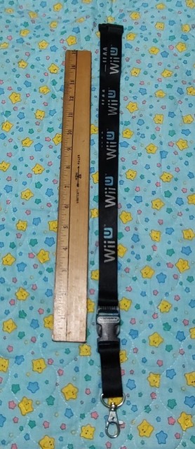 Nintendo Wii U Employee Lanyard Promotional Promo Original Breakaway and Clip Nintendo Wii U Employee Lanyard Promotional Promo Original Breakaway and Clip