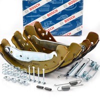 Bosch 0986487658 Bremsbacken Set + Federnsatz FüR Opel Astra G H Combo Zafira A