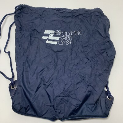 Vintage 1984 Los Angeles Olympic Games Backpack Knapsack 