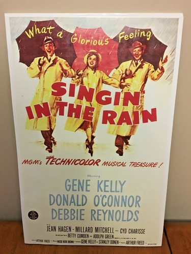 SINGING IN THE RAIN Vintage Reprint 17×11 GENE KELLY Debbie Reynolds - Picture 2 of 6