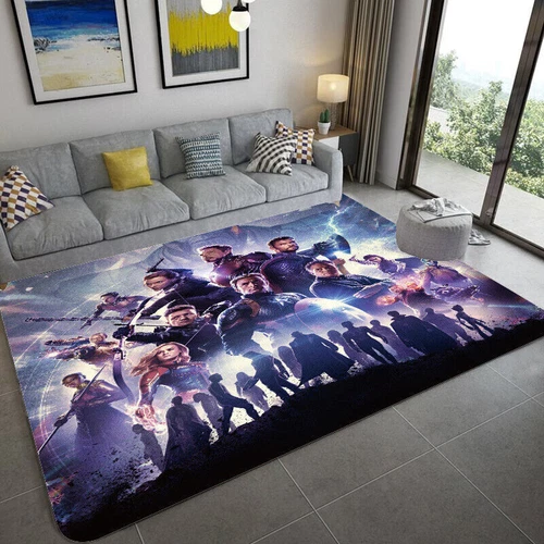 Alfombra 3D Marvel Avengers Spider Man Alfombra Puerta Alfombra Suelo Silla Alfombra-- - Imagen 42 de 47