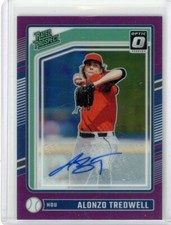 Alonzo Tredwell 2024 Donruss Optic Rated Prospect Auto 20/49