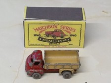 TTA - LESNEY MATCHBOX 1-75 SERIES - BEDFORD S TIPPER TRUCK - RED/DK TAN GPW #40
