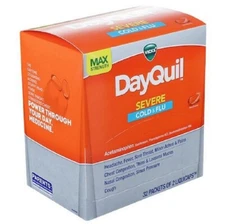 Vicks DayQuil Severe Maximum Strength Cold & Flu (32 Packets of 2 Liquicaps)