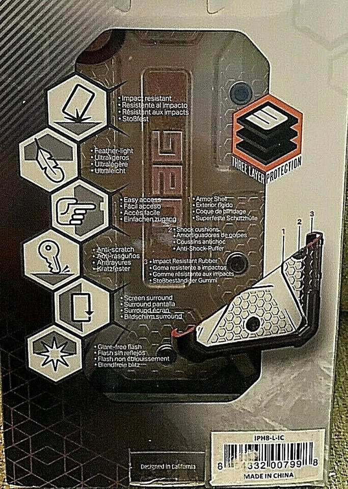 Funda UAG Urban Armor Gear Serie Plasma para Apple iPhone X - Translúcida Nueva en Caja Foto 2 de 2