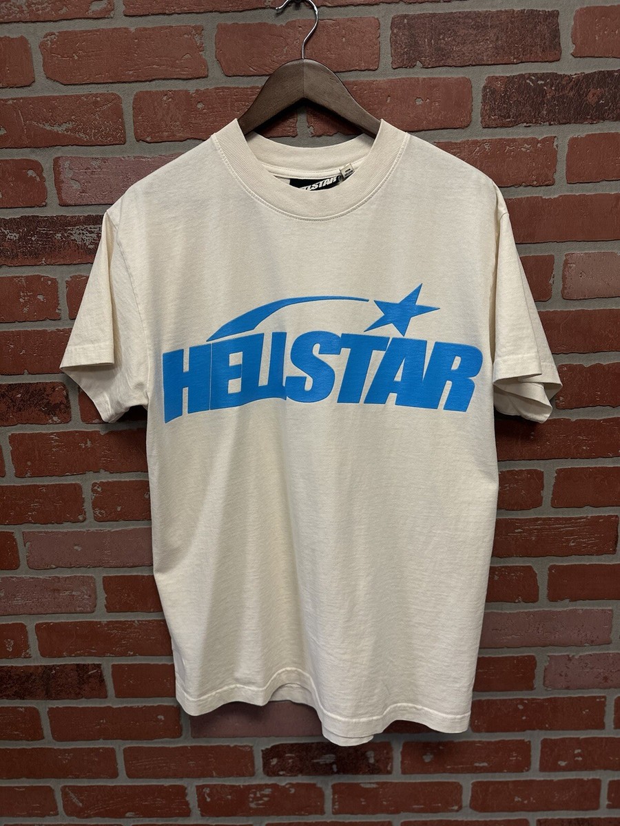 HELLSTAR Tシャツ ホワイト Sサイズ isshin君着用 美品 格安 XS-Hellstar GEL White Logo T Shirt GEL Print Authentic Quick