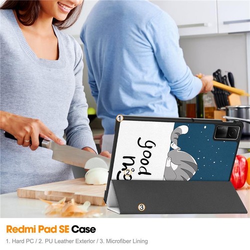 Hybrid Case For Xiaomi Redmi Pad SE 11 2023 Smart Stand Shockproof Cover Leather - Picture 18 of 37