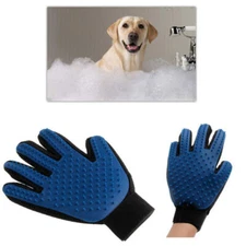 Pet Dog Cat Grooming Glove Deshedding Brush Fur Remover Mitt Left Right Hand New