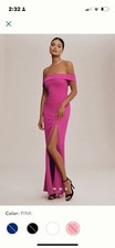 BHLDN Daniella Off-The-Shoulder Stretch Crepe Maxi Gown