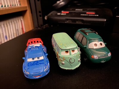 Disney Pixar Cars Diecast Konvolut x3 Filmore Colin Bohrev Raoul Caroule Frrepost