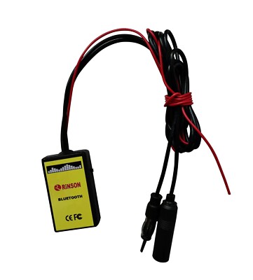 FM Antenna Bypass Transmitter Modulator Wired with Bluetooth 