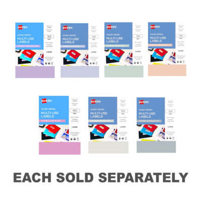 Avery Rectangular Laser Label Professional Permanent Adhesive 160pcs 64x24mm