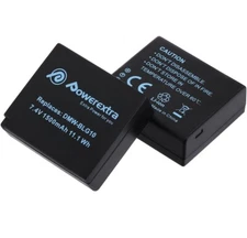 Powerextra 2 Pack DMW-BLG10 Batteries for Panasonic Lumix