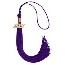 Endea Graduation Purple Tassel With Gold Date Drop