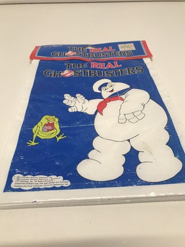 Vintage 1986 The Ghost Busters Birthday Party Supplies C.A. REED 8-Party Bags