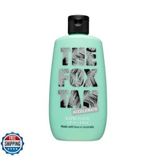 The Fox Tan Rapid Tanning Elixir, Natural Tanning Accelerator Lotion For Dark
