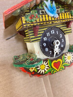 Vintage Albert Schwab Kookoo Coocoo Clock Cuckoo Black Forest