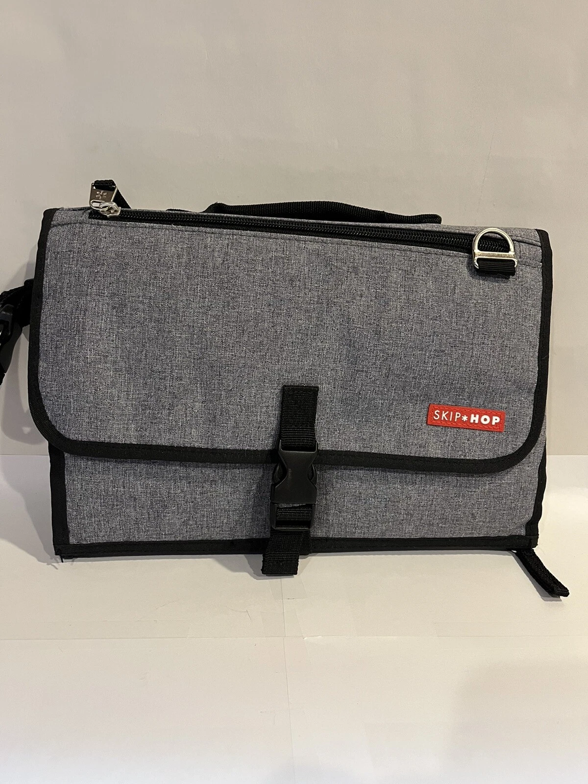 SKIP HOP Baby Portable Diaper Changing Pad Mat heather gray NICE!