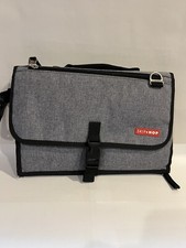 SKIP HOP Baby Portable Diaper Changing Pad Mat heather gray NICE 