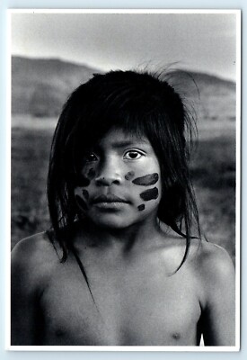 POSTKARTE SEBASTIAO SAIGADO - MACUXI INDIANER RORAIMA STAAT BRASILIEN 1998 