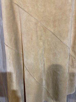 Jupe En Daim Tan Banana Republic Taille 4 - Style Crayon Avec Fente Avant, Occasion Très Bon état