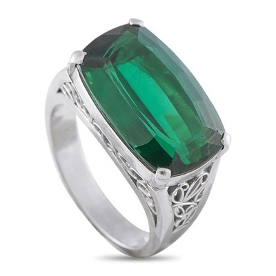 Platin Ring 7,45ct Turmalin