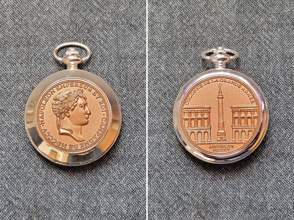 alte seltene Sammler-Taschenuhr - Napoleon, Vintage, Retro, Nachlass, Collection - Bild 3 von 4