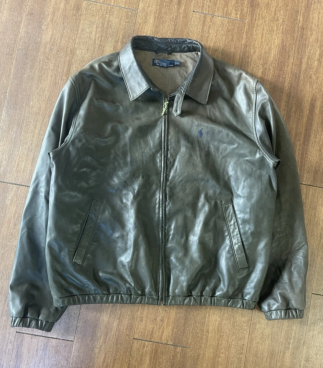 Polo Ralph Lauren Zip Leather Outer Shell Coats, Jackets & Vests