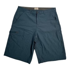 Weatherproof Vintage Men's Regular Fit Outdoor Cargo Shorts Size 38 Blue Nylon