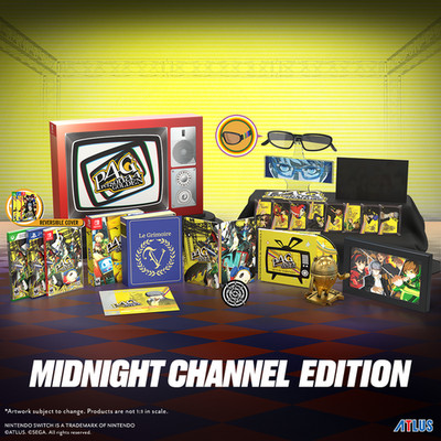 Persona 3 4 Portable S.E.E.S SEES Midnight Channel Collectors Edition PS4 LRG