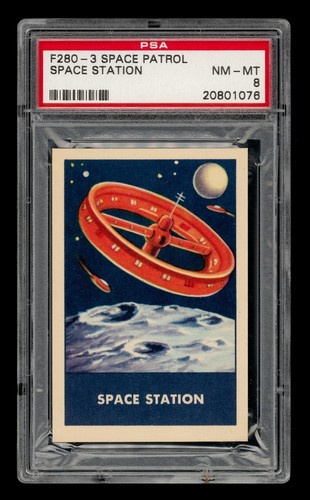 1953 F280-3 Space Patrol Set-Break Space Station PSA 8 NM-MT
