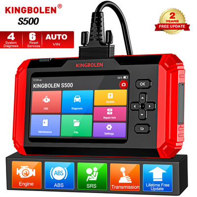 KINGBOLEN S500 KFZ OBD2 Diagnosegerät Profi Auto Scanner Fehlerauslesegerät SRS