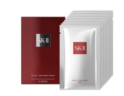 SK II Sk2 Facial Treatment Mask Radiance & Moisture Boosting Mask (10 Count)