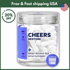 Cheers Restore | Supplement with DHM + L-Cysteine | Feel Better after Drinking.