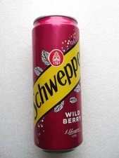 SCHWEPPES WILD BERRY from POLAND 2026 empty can 330ml top opened