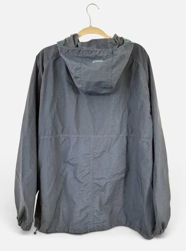 Vintage 90s Gear for Sports Roaring River Hooded Windbreaker Jacket Blue XL image 2