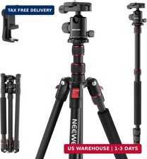 NEEWER Basics Camera Tripod Monopod, 71" Aluminum Heavy Duty Portable Travel DSL