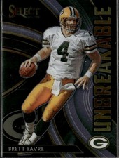 2020 Panini Select Brett Favre #U1 Unbreakable NFL Football Trading Card