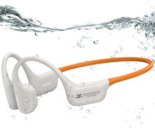 Swimming Headphones IP68 Waterproof, Open Ear Bone Conduction Underwater Headpho