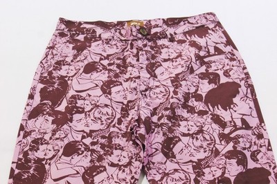 Golf Wang Men's Kissing Faces Graphic Chino Pants AP2 Pink Multi