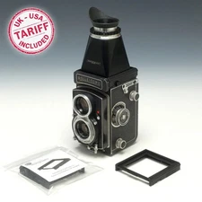 Hasselblad Magnifying Hood/Chimney Finder/Prism To Rollei Rolleiflex TLR Adapter