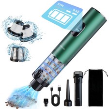 Handheld Vacuum Cordless 17000Pa Powerful Suction, Portable 4-in-1 Car Vacuum...