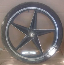 VINTAGE MONGOOSE BOY'S BMX BIKE REAR WHEEL RIM WITH ORIGINAL TIRE