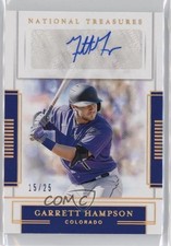 2020 National Treasures Signatures Holo Gold 15/25 Garrett Hampson Auto 0e3u