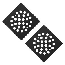 Square 4-1/4 Inch Screw-in Floor Drain Cover Stainless Steel Shower Drainer G...
