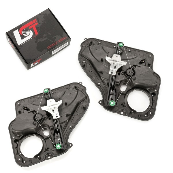2X LST Fensterheber Elektrisch Mit Platte Set Hinten FüR VW Golf VI 5K1-image