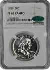 1959 Franklin Half Dollar NGC CAC (99) PF 68