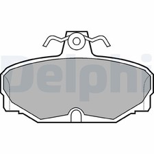 Image of Disc Brake Brake Pad Set Delphi LP507 Fits Ford TVR Escort Granada Scorpio